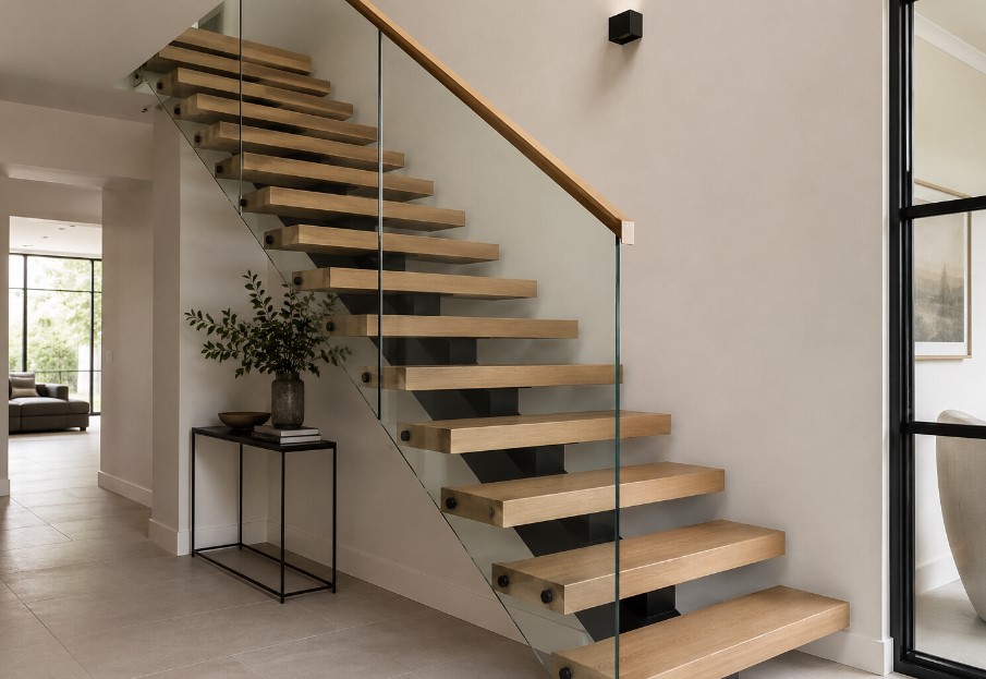Floating staircases