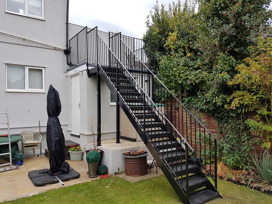 Fire Escape Fabrication